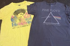 NWOT Vintage Band T-shirt Pink Floyd And Jimi Hendrix 