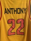 Pre Owned Mens Nike Throwback Carmelo Anthony High School Jersey Medium,yellow — photo 3
