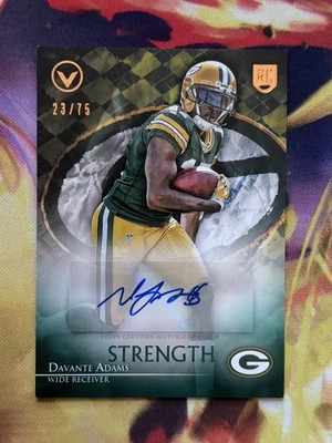 2014 Topps Valor Strength 23/75 Davante Adams #VA-DA Auto