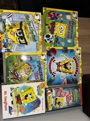SpongeBob SquarePants Childrens Books  Lot VHS Tape