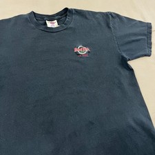Vintage 2000's Hard Rock Cafe Black Faded T-Shirt Sz L USA Made