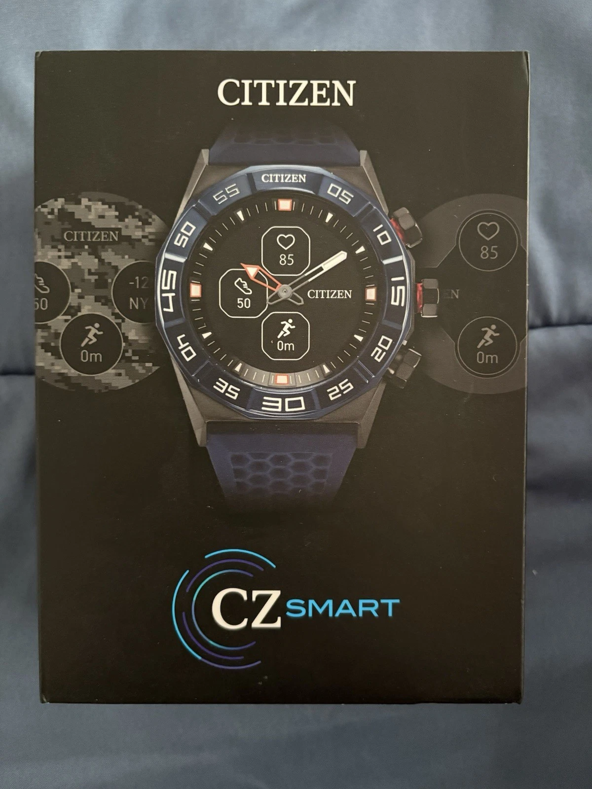 Citizen CZ Smart Gen 1 Hybrid Smartwatch 44mm- Blue Sport Strap w/ Accessories