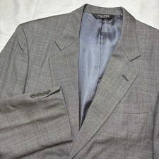 Jos. A Bank Signature Collection Blazer Mens 42R Gray Glen Plaid Jacket Wool USA
