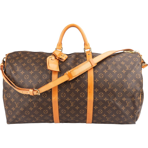 Louis Vuitton Monogram  Keepall 60 Bandoulière Travel Bag    Tasche