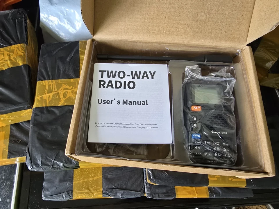 quansheng k5 PLUS PREPROGRAMMED AIRBAND CB PMR HAM MARINE CHANNELS TYPE C