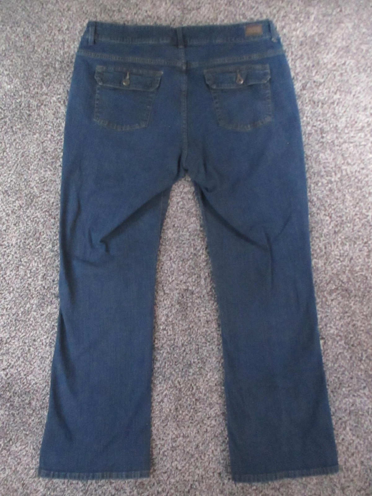 Riders By Lee Bootcut Jeans Womens 18M Blue Med Wash High Rise Stretch 36x30 thumbnail 3
