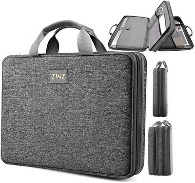 ZINZ Laptoptasche, Computer Hülle, Aktentasche Mit Mehreren Taschen Für 11,6 12,