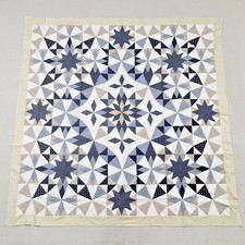 Handmade Winter Alaska Cotton Fabric Queen Size Patchwork quilt top/topper