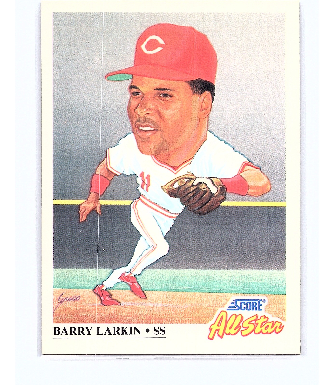 1991 Score All-Stars Barry Larkin #666