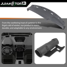 Tpe Soft Fits 94-97 Dodge Ram 1500-3500 Dash Cover Molded Dashboard Overlay Gray