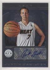 2013-14 Totally Certified Signatures Silver Justin Hamilton #233 Auto iw7