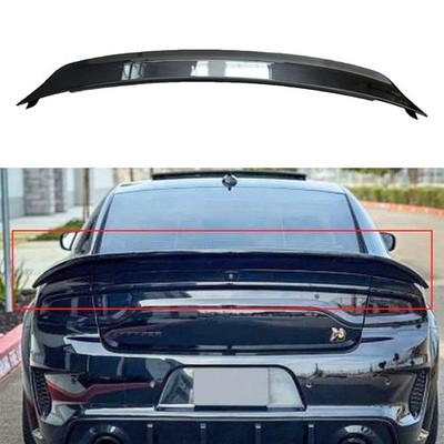 For 2015-2023 Dodge Charger Redeye Style Highkick Trunk Spoiler Wing Carbon Look
