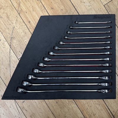 Snap-on SOEX01FMBR 1/4'' thru 15/16'' 12-pt Flank drive Plus Combo 13pc Wrench Set