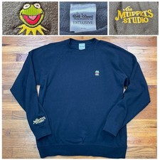 Walt Disney Imagineering Exclusive The Muppets Studio Black Kermit Sweatshirt LG