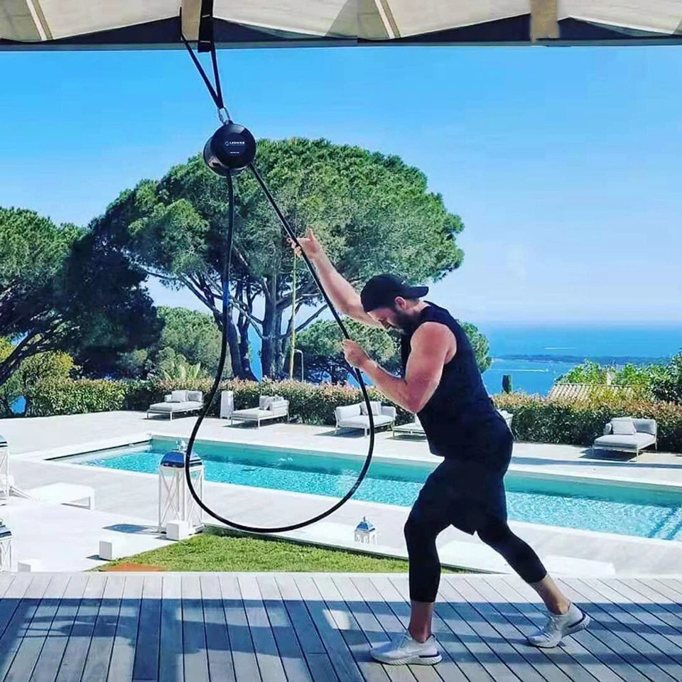 Fitness Endless Rope Trainer Machine Exercise Resistance Chest Muscle,Climbing - Image 2 of 4