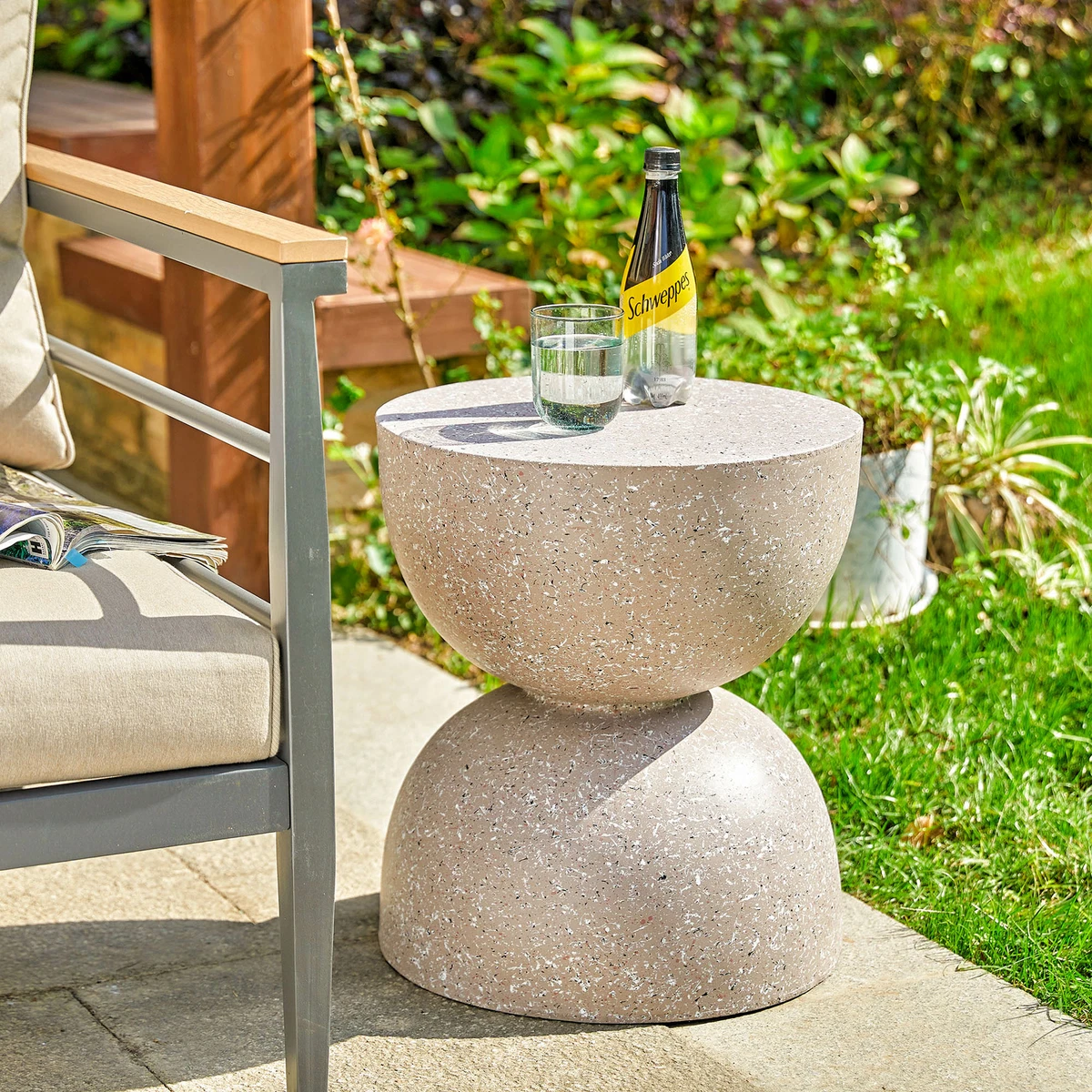 Terrazzo garden stool deals