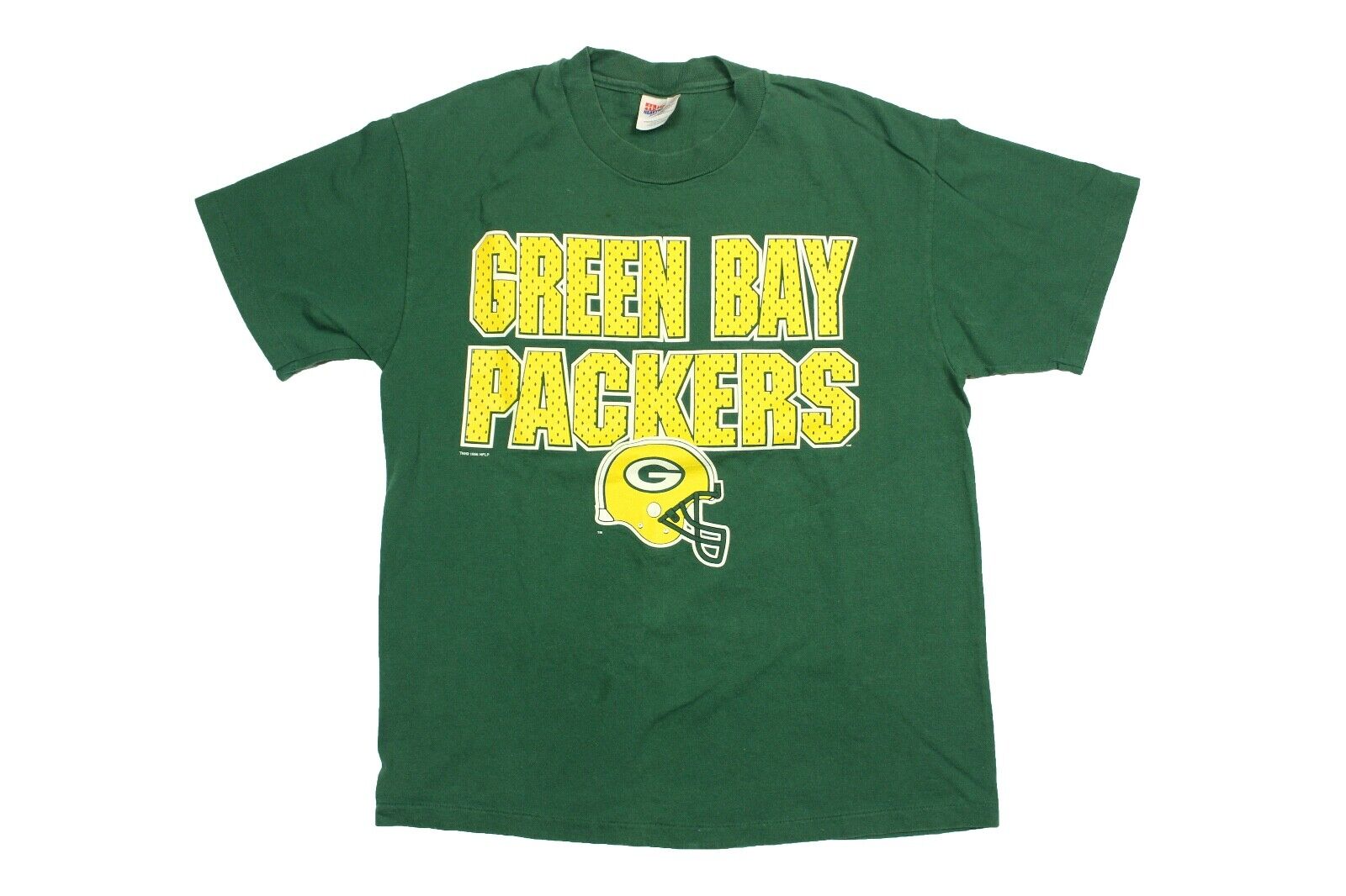 Vintage Green Bay Packers 1996 hanes Large Single Sti… - Gem