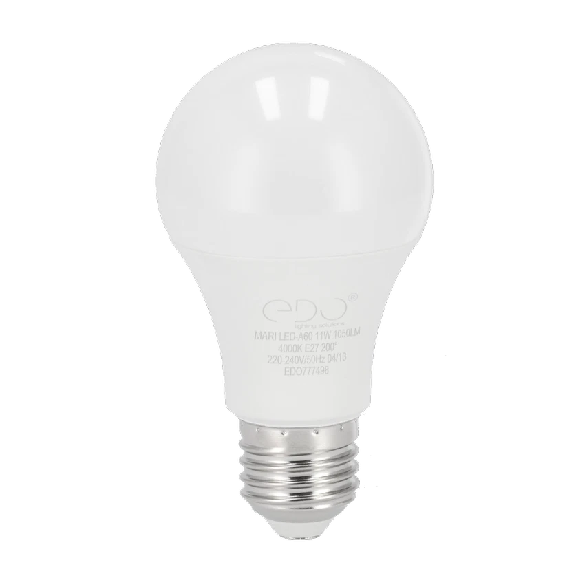 Lot de 6 ampoules LED MARI E27 11W 4000K neutre 1050lm EDO - Photo 2/4
