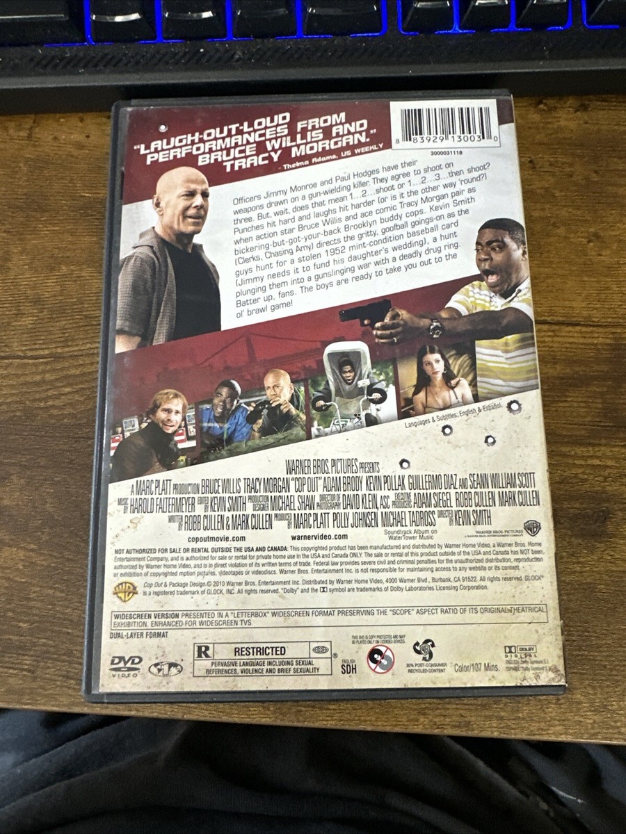 Cop Out - Widescreen (DVD, 2010, Rental copy) Bruce Willis