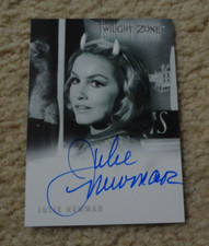 TWILIGHT ZONE A-50 JULIE NEWMAR AUTOGRAPHED CARD (EXTREMELY RARE)