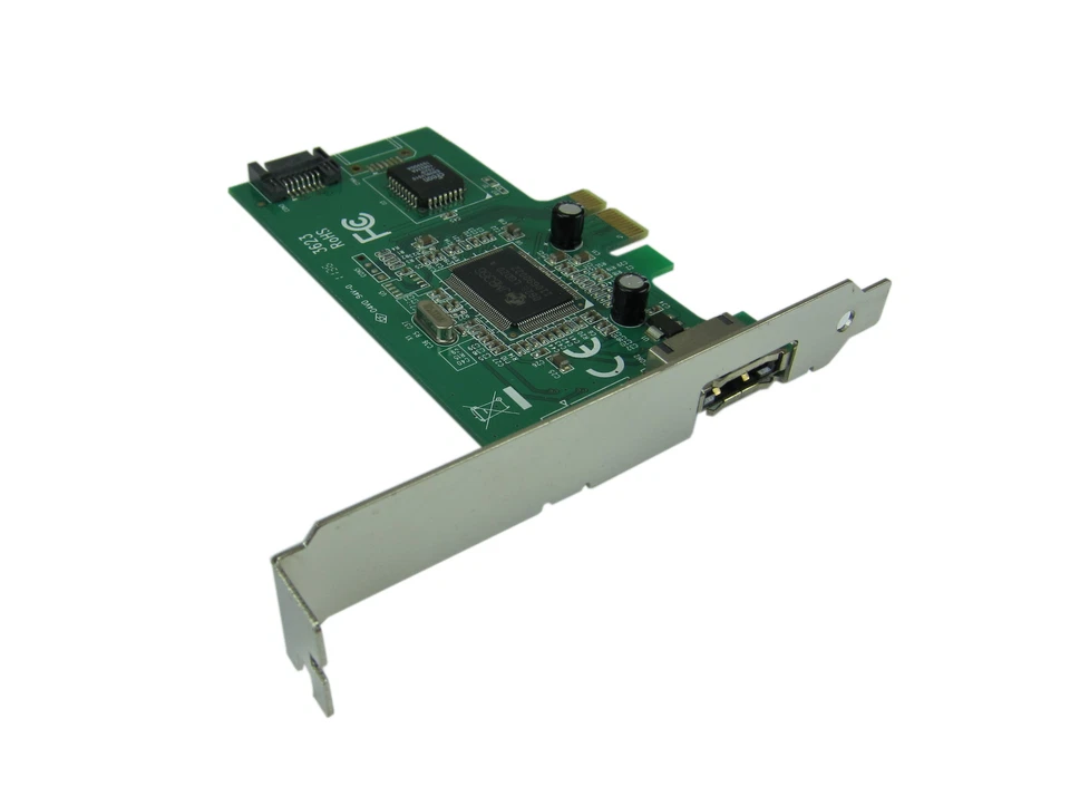 Dell StarTech 1-Port eSATA + 1-Port SATA II PCI-e SATA Controller Card H6GK7 - Image 3 of 4