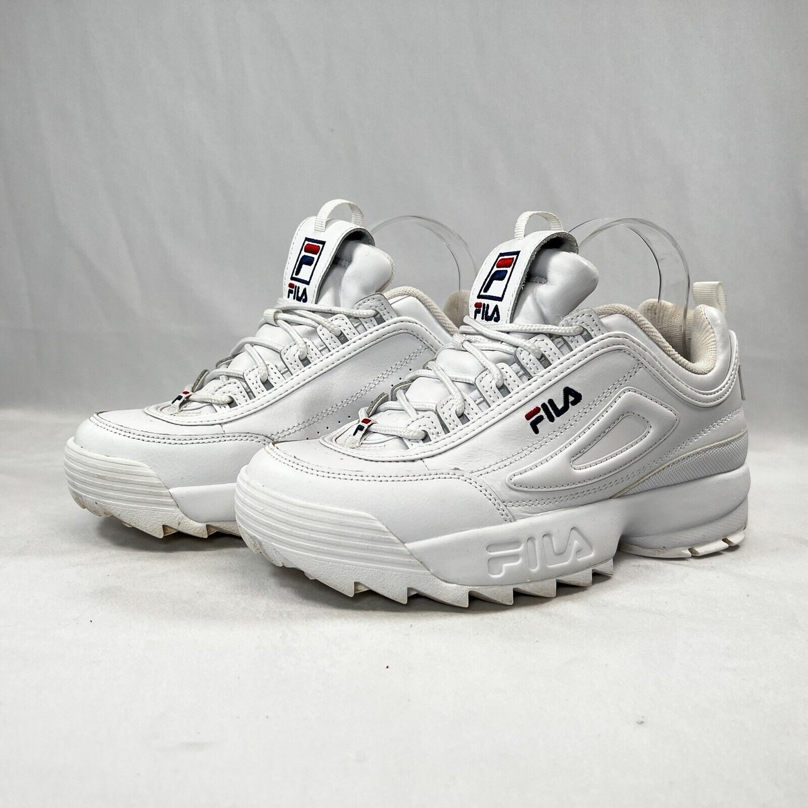 Fila Disruptor II Premium 5FM00002-125 Women&#039;s Leather Sneakers Size 9 | eBay