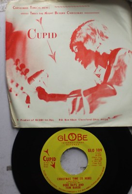 Dene Bays & Tom Baker - Twas The Night Before Christmas 7'' 45 RPM Single