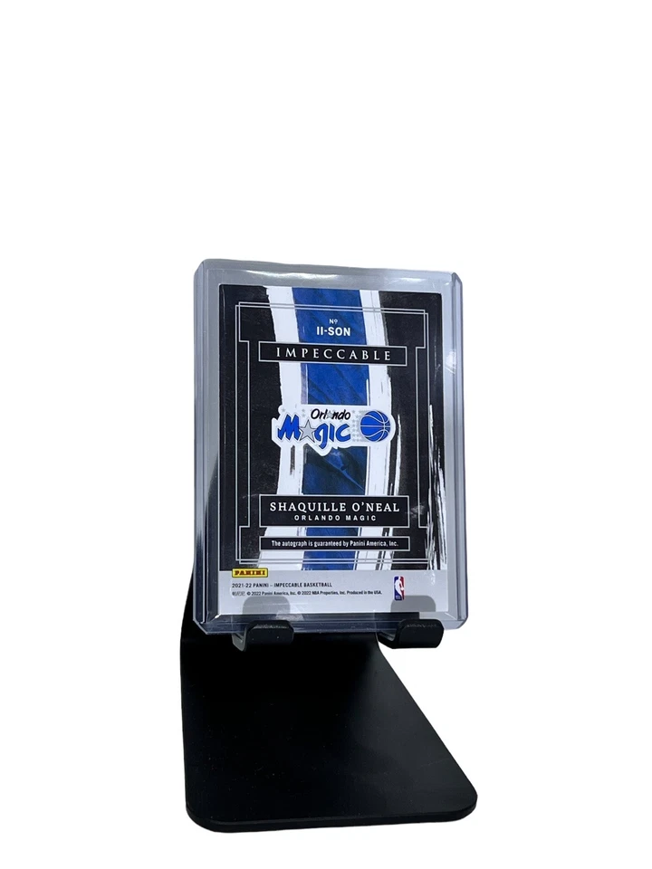 Shaquille O'neal Orlando Magic Auto Immortal Ink Impeccable 3/10 - Image 2 of 2
