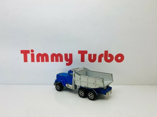 MAJORETTE VINTAGE MACK TIPPER TRUCK BLUE 1:100 8 X 3 CM 1 - Picture 3 of 6