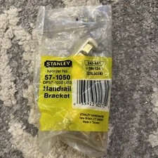 Stanley Hardware Bright Brass Stairway Handrail Support Bracket 57-1050