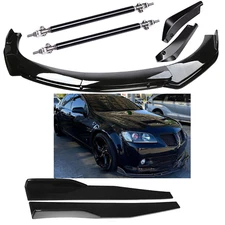 Front Bumper Lip Splitter Spoiler Body Kit Side Skirt For Pontiac G8 GT GTO