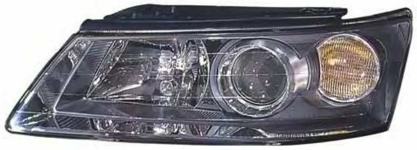 Phare gauche pour Hyundai Sonata 2005-2008 avec lentille anti-jaunissement haute performance