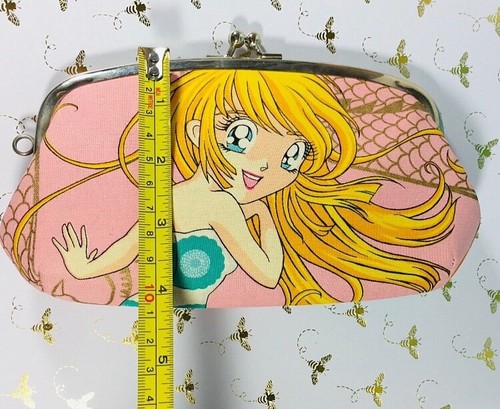 Anime Girl Coin Purse Wallet Pouch Holder Kawaii Summer Beach Clasp Collectors p - Picture 12 of 12