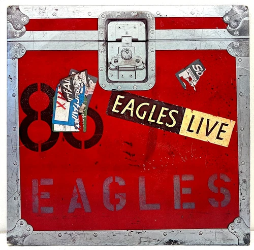 The Eagles Live 1980 Vinyl Asylum Records 1st Press w/ Poster