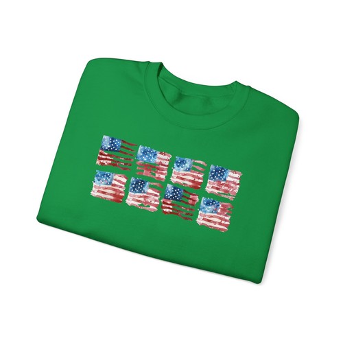 American Flag - Unisex Heavy Blend Crewneck Sweatshirt - Picture 28 of 41