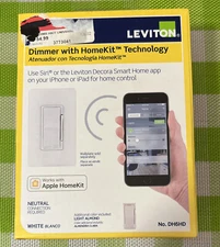 NEW Sealed Leviton Decora Smart Dimmer with Apple HomeKit R01-DH6HD-1RZ