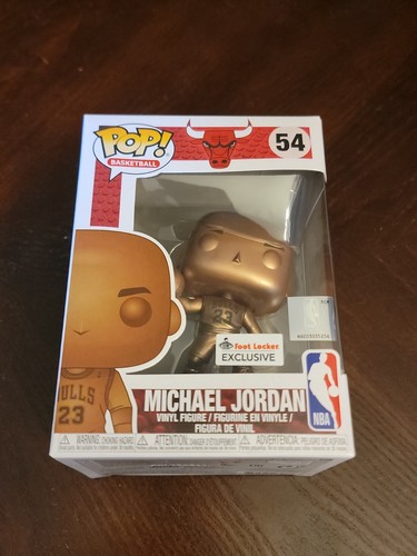 Funko Pop! Basketball #54 Michael Jordan Bronze Foot Locker Exclusive Sticker | eBay