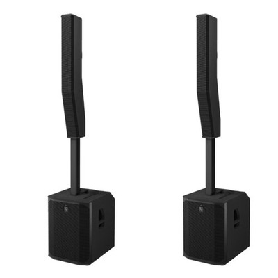 Electro-Voice Evolve 70 Column PA Speaker - Black (Pair) Bundle