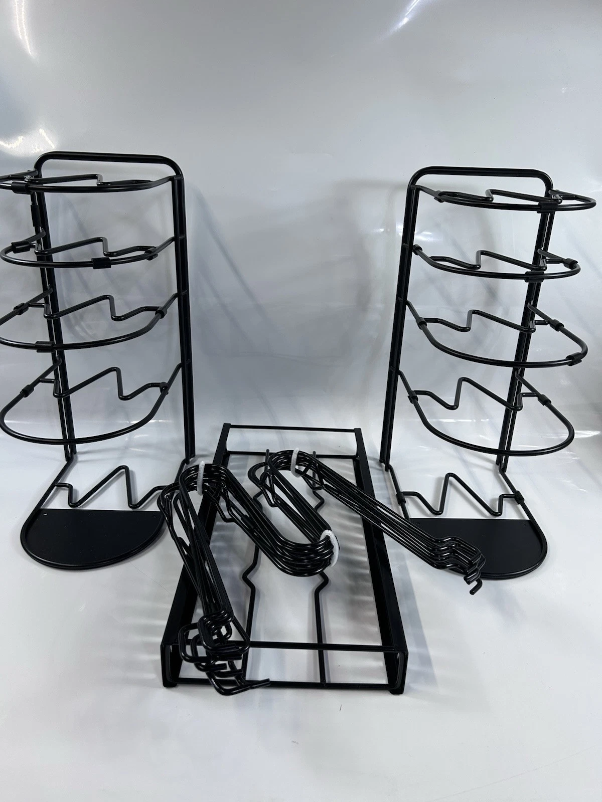 Pot Lid Storage Organizer, Pot And Pan Organizer Rack Holder For Kitchen Cabinet