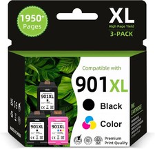 901XL Ink Cartridges for HP 901 Ink Officejet J4580 J4660 J4680 4500 J4680c Lot