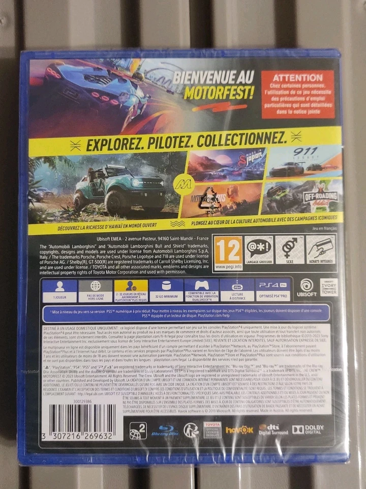 The Crew Motorfest - Jeu PS4 - Neuf Sous Blister - Rare - FR - Photo 2/2
