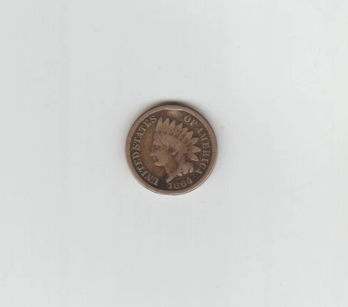 1864 Indian Cent VG+