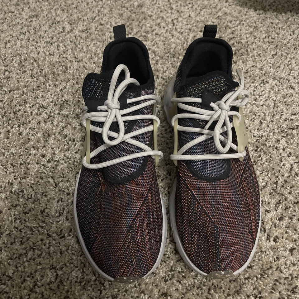 Nike React Presto Flyknit Multi Black SZ 9 - Image 2 of 4