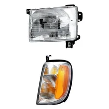 For Nissan Frontier 98-00 2-Piece Kit (Driver Side Headlight, Driver Side Turn
