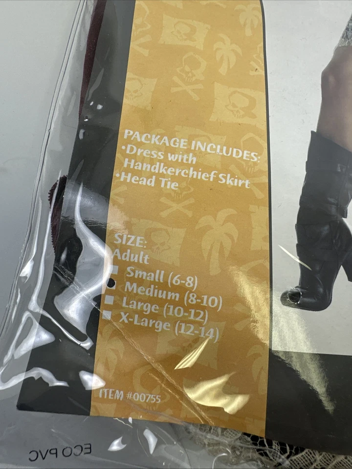 California Costume South Seas Siren Dress Headband Costume Womens Medium - Image 2 of 4