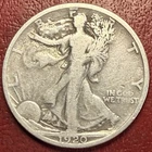 1920-D Walking Liberty Half Dollar. Free Shipping