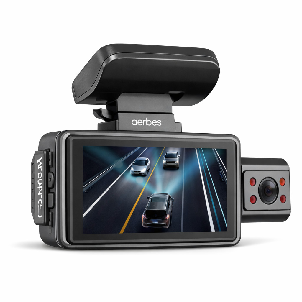 Dash Cam Auto Full HD 1080P Telecamera Auto DVR 170° Visione Notturna G-Sensor - 1