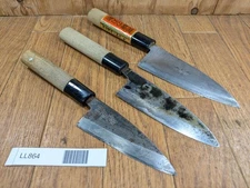 Japanese Chef's Kitchen Knife Set 3 Piece DEBA from Japan LL864