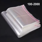 Any Size Clear Resealable Self Sealing Cello Cellophane Bag Plastic OPP Poly Bag