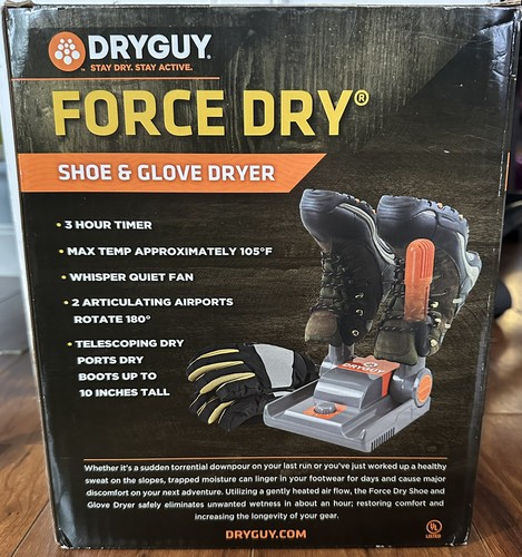 DryGuy Force Dry Boot and Glove Dryer New In Box Sealed - Picture 3 of 8
